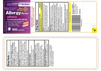 Pl0165-02 Gc Allergy Relief-fexo 100ct (Pl0165 02 Gc Allergy Relief Fexo 100ct)